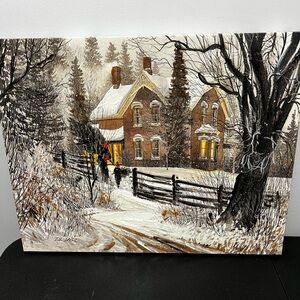 RARE! D. R. Laird Limited Edition Canvas Print “Preparations” Art Picture